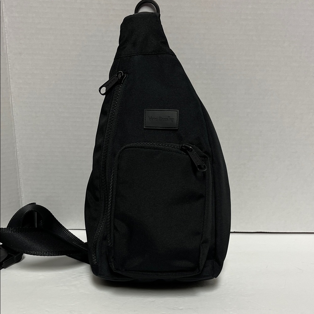 Vera Bradley Black Mini Sling Bag